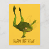 Sportive Frog Briefkaart (Voorkant)