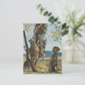 Sportjacht op konijnen met SAP Briefkaart (Staand voorkant)