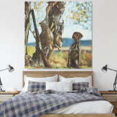 Sportjacht op konijnen met SAP Canvas Afdruk (Insitu (Slaapkamer))