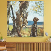 Sportjacht op konijnen met SAP Canvas Afdruk (Insitu (Woonkamer))