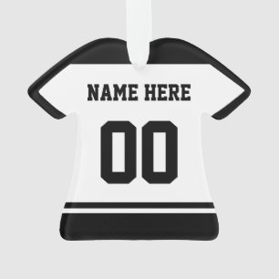 SportJersey Naam en nummer Sjabloon Ornament