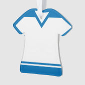 SportJersey naam & nummer achteraf Sjabloon afdruk Ornament (voorkant)