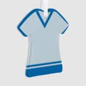 SportJersey naam & nummer achteraf Sjabloon afdruk Ornament (voorkant)