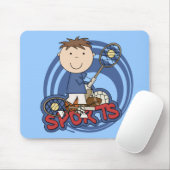 Sportjongen Tennis T-shirts en cadeautjes Muismat (Met muis)