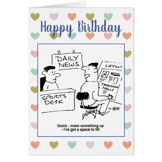 Sportjournalist bij krant (Voorkant)