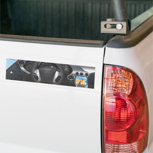 Sportkaart Bumpersticker (Op Truck)