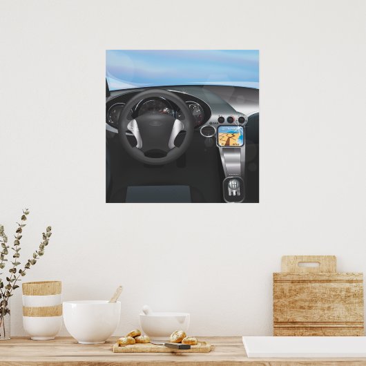 Sportkaart Poster (Keuken)