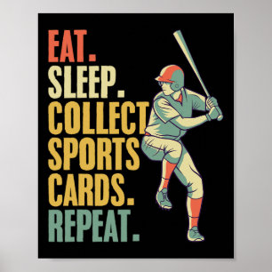 Sportkaart Verzamelende Schets Verkoop Kaartverzam Poster