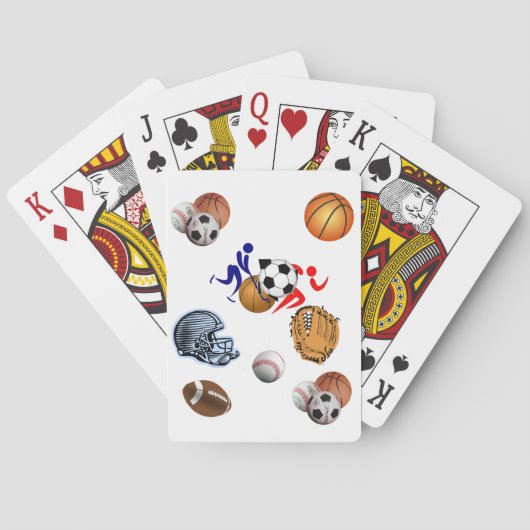 Sportkaartdeck Speelkaarten (Achterkant)