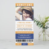 Sportkaartje Graduation Party nodigt uit Kaart (Staand voorkant)