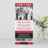 Sportkaartje Juli 4e Uitnodigingen (Staand voorkant)