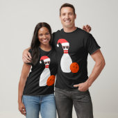 Sportkerstcadeaus - Snowman Bowling T-shirt (Unisex)