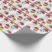 Sportkerstfeest | DIY-tekst Cadeaupapier (Hoek)