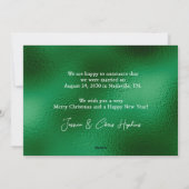 Sportkerstfeestdag met kerstbruiloft feestdagenkaart (Achterkant)