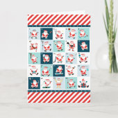 Sportkerstfeestkaarten Feestdagen Kaart (Voorkant)