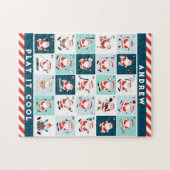 Sportkerstkerstmis met advent Calendar Jigzaag Puz Legpuzzel (Horizontaal)
