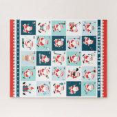Sportkerstkerstmis met advent Calendar Jigzaag Puz Legpuzzel (Horizontaal)