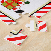 Sportkerstrectie Jigzaag Puzzle Legpuzzel (Zijkant)