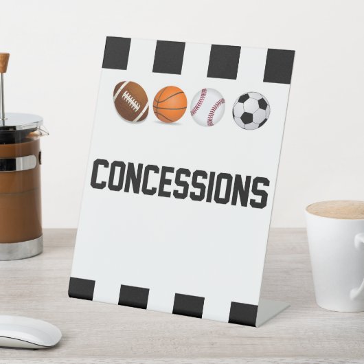 Sportkleding Baby shower - Birthday Concessiestand Reclamebord Met Voetstuk (Insitu)