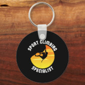 Sportklimmerspecialist - Rotsklimmer Sleutelhanger (Voorkant)