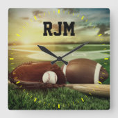 Sportklok - SRF Vierkante Klok (Voorkant)