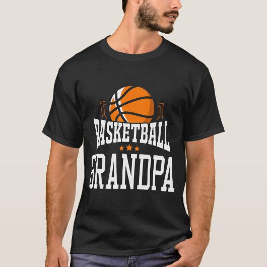 Sportkoorts van het opa-team van Basketball T-shirt (Voorkant)