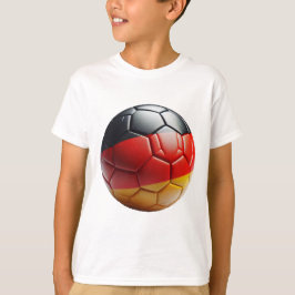 Sportliche Mode für Fans Deutsche Stolz Fußball  T-shirt