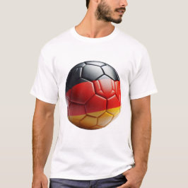 Sportliche Mode für Fans Deutsche Stolz Fußball  T-shirt