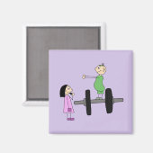 Sportliches Paar Magneet (Voorkant / Achterkant)