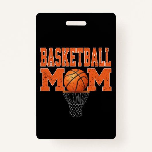 sportliefhebber | Basketbal moeder voor spelers Badge (Voorkant)