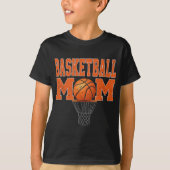 sportliefhebber | Basketbal moeder voor spelers T-shirt (Voorkant)