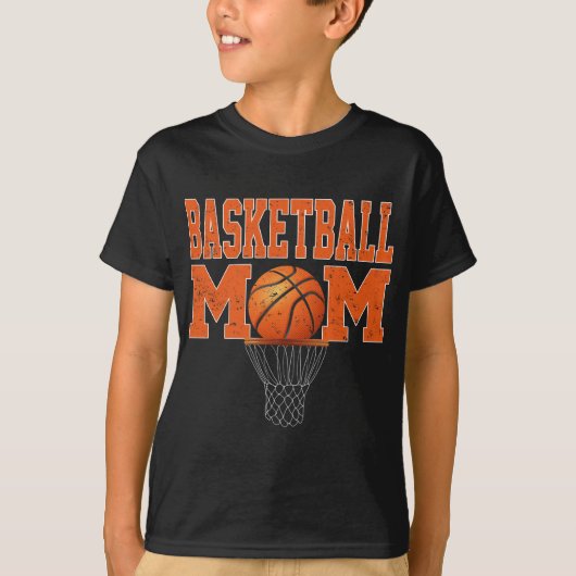 sportliefhebber | Basketbal moeder voor spelers T-shirt (Voorkant)