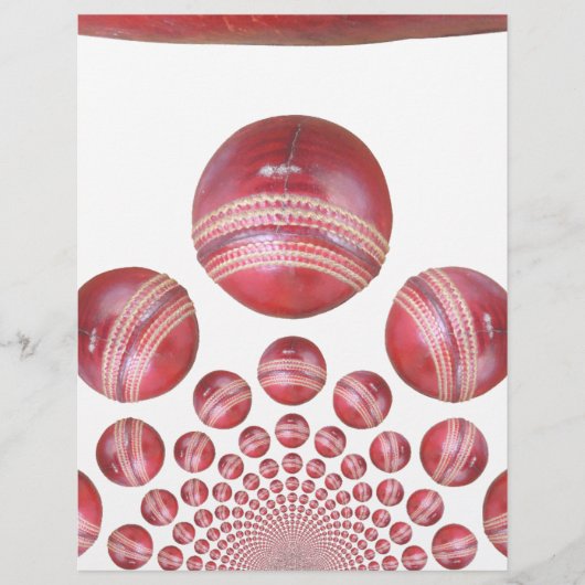Sportliefhebber Cricket Ball Print (Voorkant)