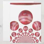 Sportliefhebber Cricket Ball Print (Voorkant / Achterkant)