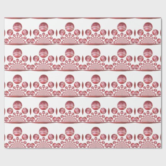 Sportliefhebber Cricket Ball Print Cadeaupapier (Vlak)