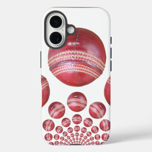 Sportliefhebber Cricket Ball Print Case-Mate iPhone Case (Achterkant)