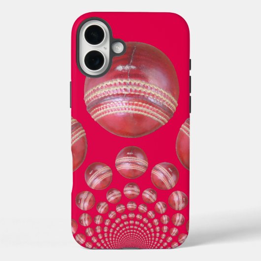 Sportliefhebber Cricket Ball Print Case-Mate iPhone Case (Achterkant)