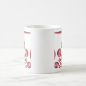 Sportliefhebber Cricket Ball Print Koffiemok (Center)