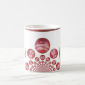 Sportliefhebber Cricket Ball Print Koffiemok (Center)