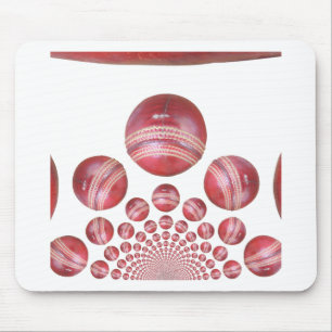 Sportliefhebber Cricket Ball Print Muismat