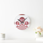 Sportliefhebber Cricket Ball Print Ronde Klok (Huis)
