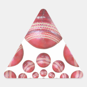 Sportliefhebber Cricket Ball Print Sticker