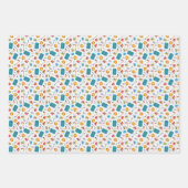 Sportliefhebber ijshockey inpakpapier vel (Voorkant 3)