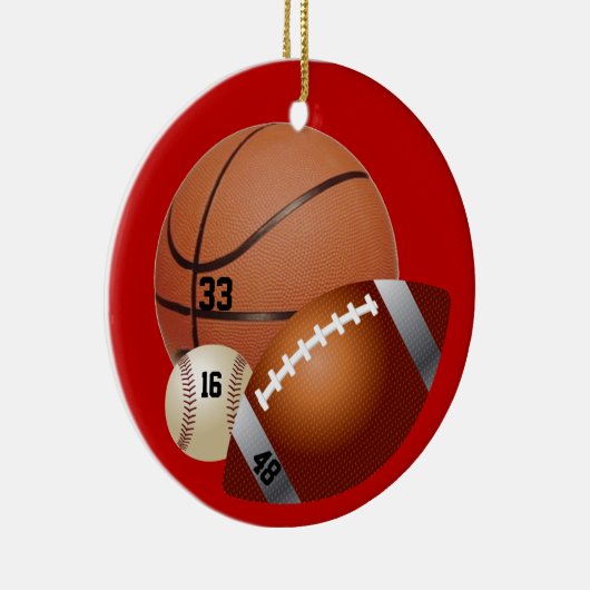 Sportliefhebber Keramisch Ornament (Rechts)