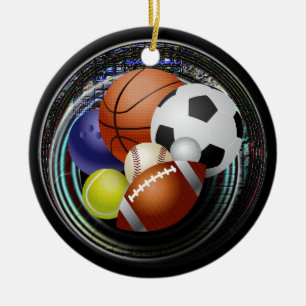 Sportliefhebber Keramisch Ornament
