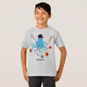 Sportliefhebber Personaliseer T-shirt (Voorkant volledig)