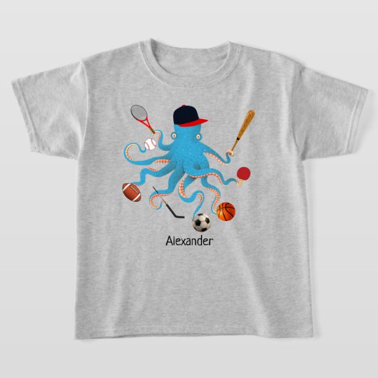 Sportliefhebber Personaliseer T-shirt (Laagn)