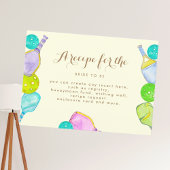 Sportliefhebber Waterverf Bruiloft met Pickleball Informatiekaartje