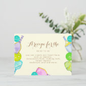 Sportliefhebber Waterverf Bruiloft met Pickleball Informatiekaartje (Staand voorkant)