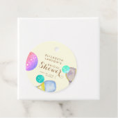 Sportliefhebber Waterverf Pickleball Bruids- Bedankjes Labels (In situ)